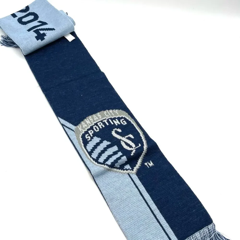 BUNDLE - SPORTING KC soccer team scarves (2) NEW in bag